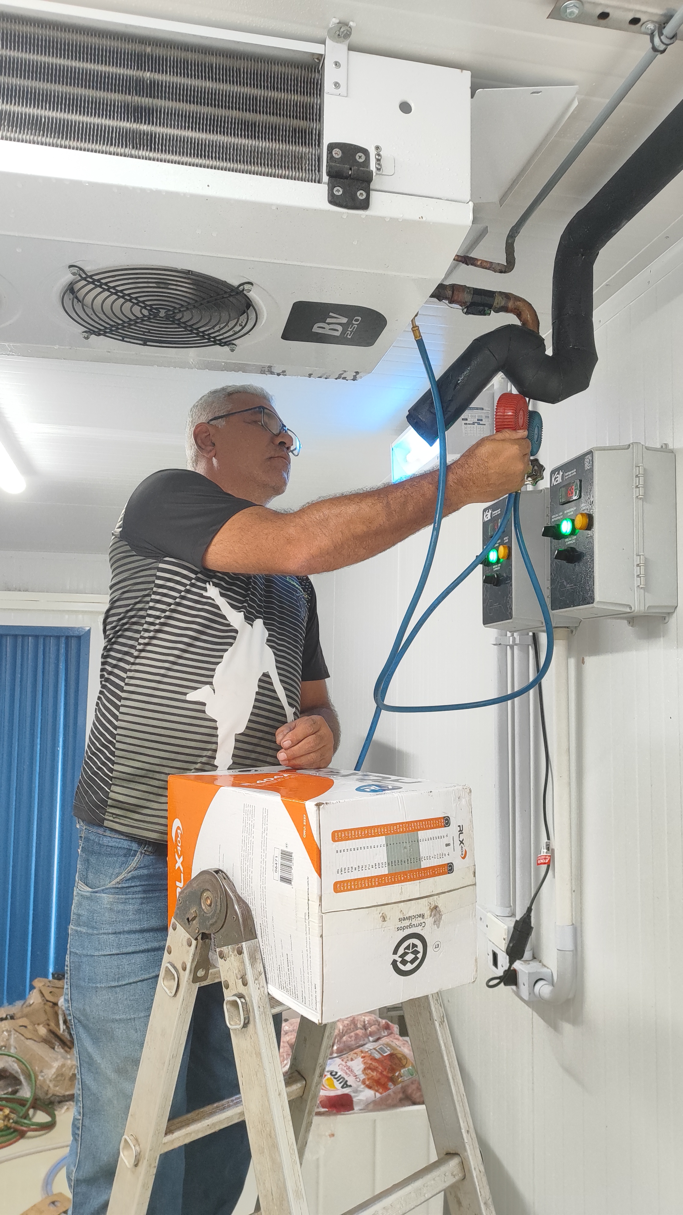 Recarga de Gás Câmara Fria